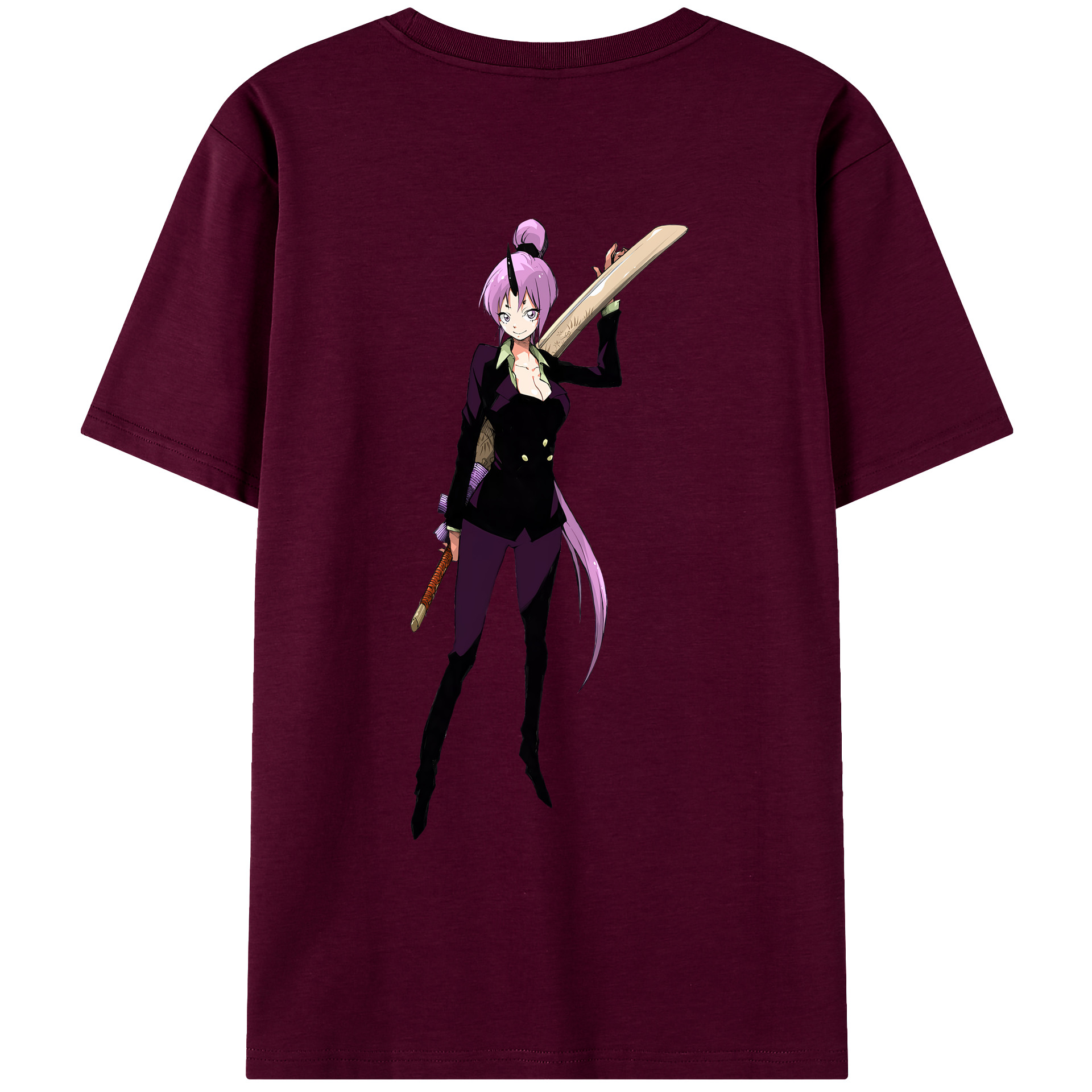 （画像用） 転スラ Regarding Reincarnated to Slime レディース半袖Tシャツ(バックプリント)